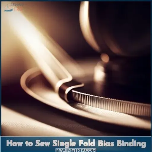 How to Sew Single Fold Bias Binding