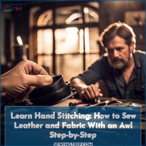 Learn Hand Stitching: How to Sew Leather and Fabric with an Awl Step-by ...