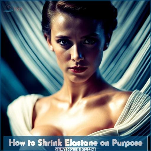 How to Shrink Elastane on Purpose