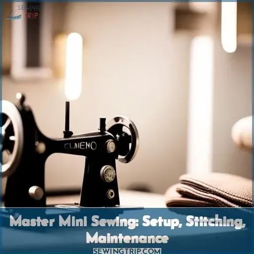 how to use a mini sewing machine