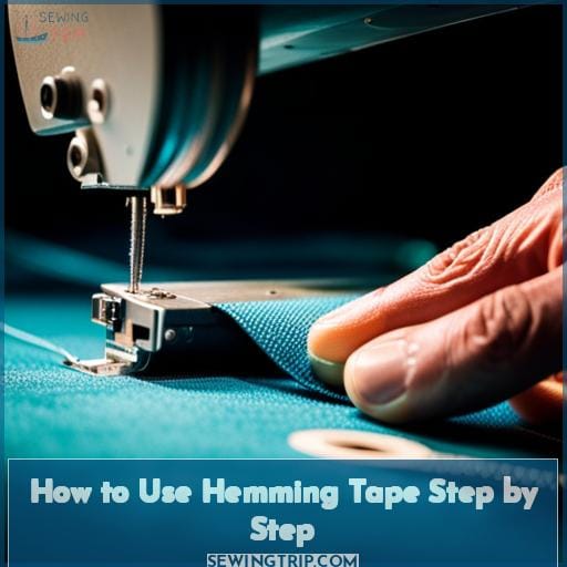 How to Use Hemming Tape Step by Step