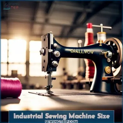 Industrial Sewing Machine Size