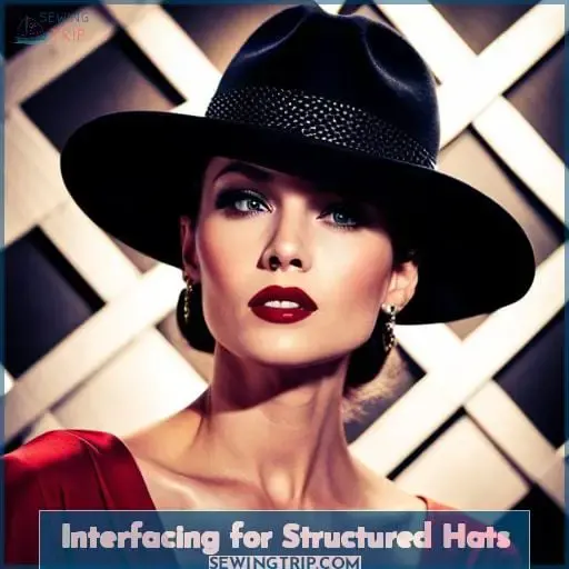 Interfacing for Structured Hats