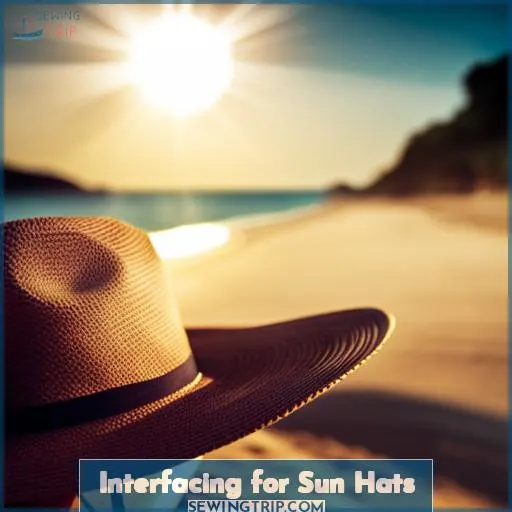 Interfacing for Sun Hats