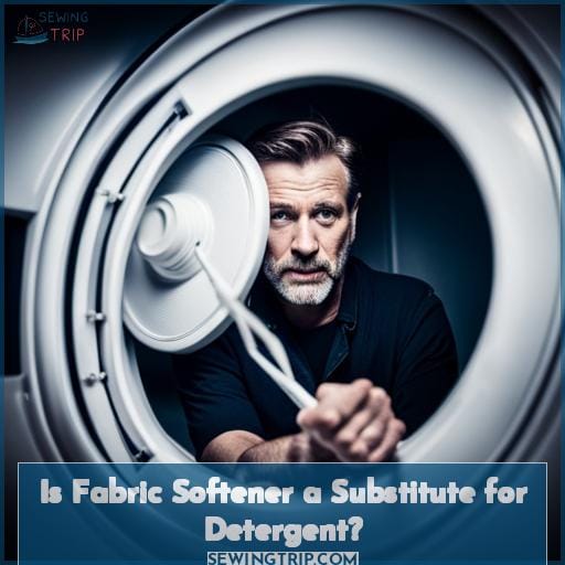 Is Fabric Softener a Substitute for Detergent