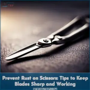keep scissors from rusting tips