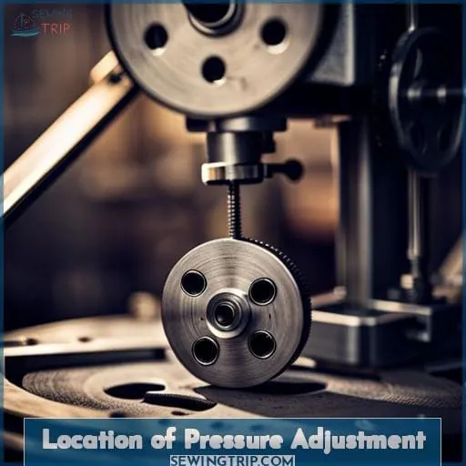 Location of Pressure Adjustment