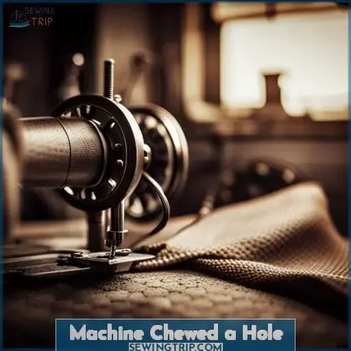 Machine Chewed a Hole