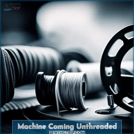 Machine Coming Unthreaded
