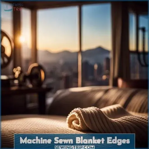 Machine Sewn Blanket Edges