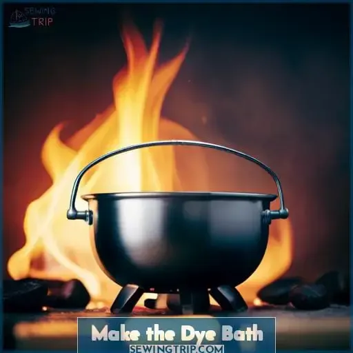 Make the Dye Bath