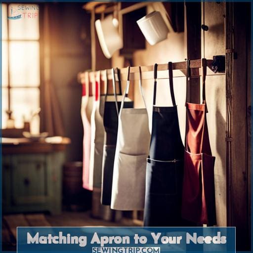 Matching Apron to Your Needs
