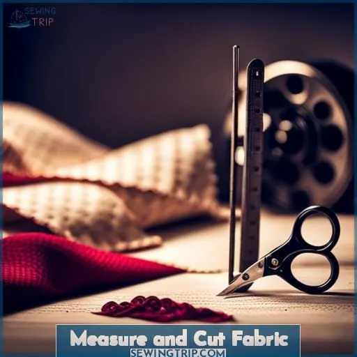 Measure and Cut Fabric
