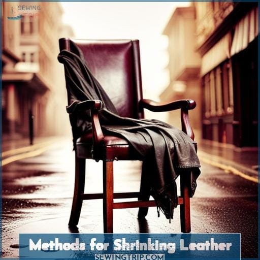 Methods for Shrinking Leather