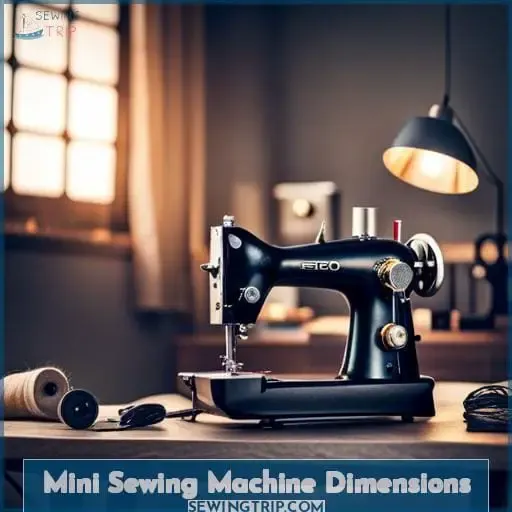 Mini Sewing Machine Dimensions