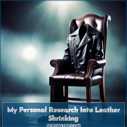 My Personal Research Into Leather Shrinking