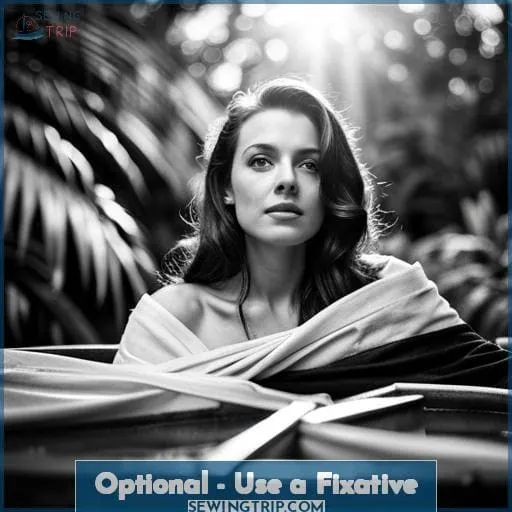 Optional - Use a Fixative