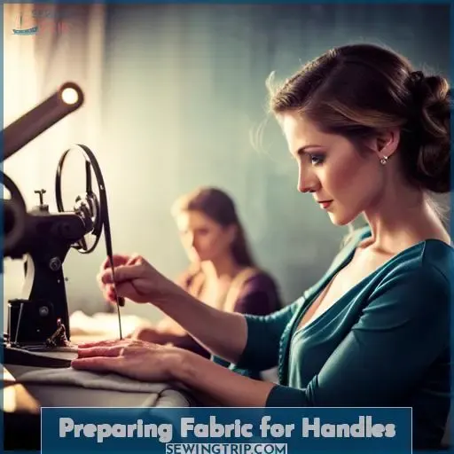 Preparing Fabric for Handles