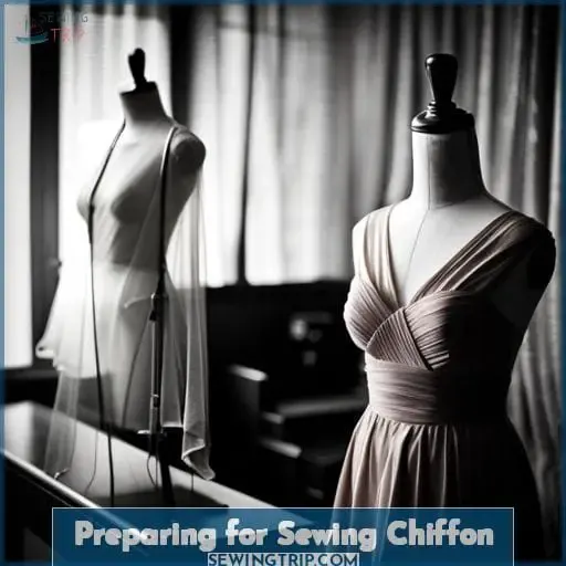 Preparing for Sewing Chiffon