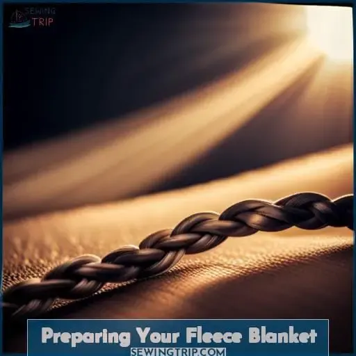 Preparing Your Fleece Blanket