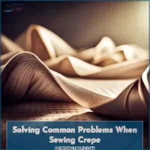 problems sewing crepe
