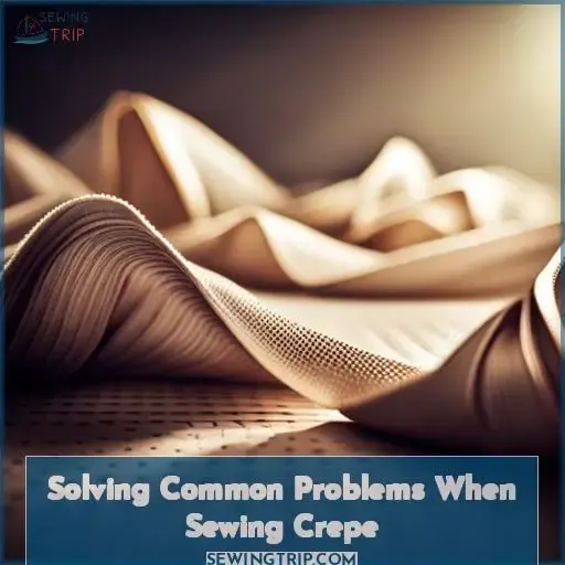 problems sewing crepe