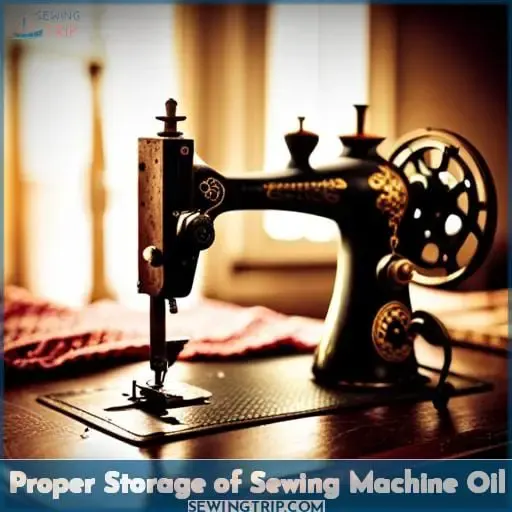 Proper Storage of Sewing Machine Oil