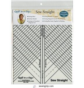 How to Hand Sew a Straight Line: Step-by-Step Guide + Pro Tips 1 Quilt In A Day Sew B00UCIMU0S