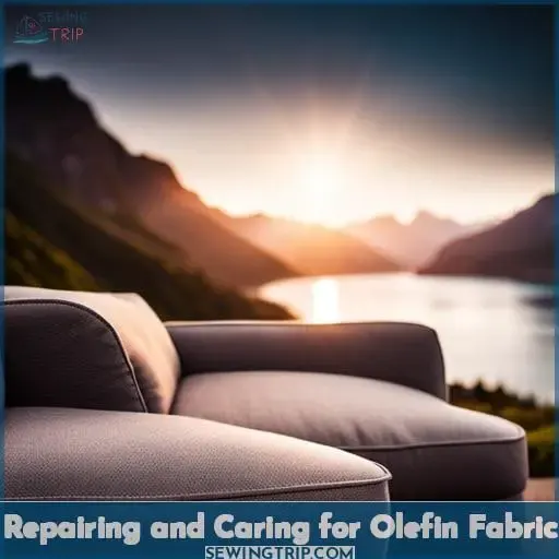 Repairing and Caring for Olefin Fabric