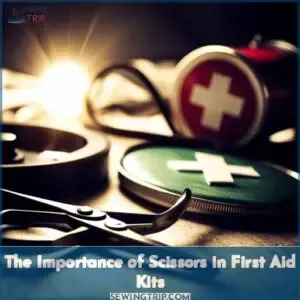 scissors important first aid kits