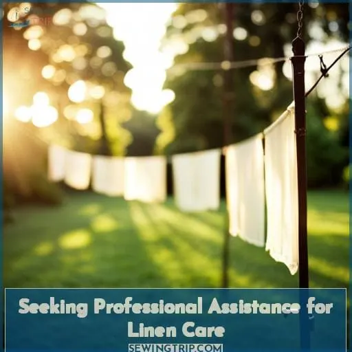 Seeking Professional Assistance for Linen Care