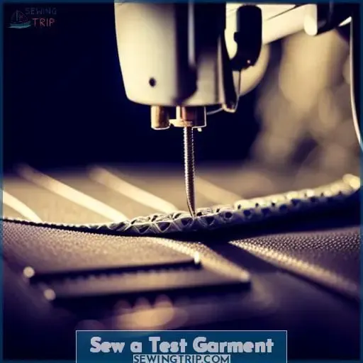 Sew a Test Garment