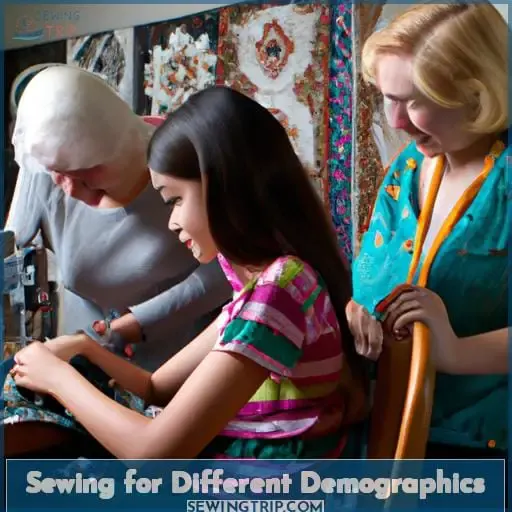 Sewing for Different Demographics