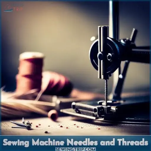 Sewing Machine Needles and Threads