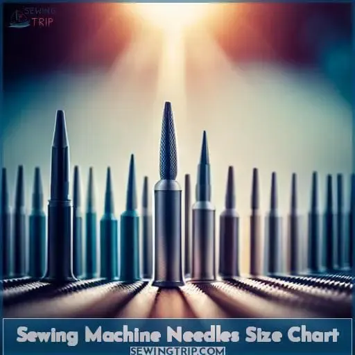 Sewing Machine Needles Size Chart
