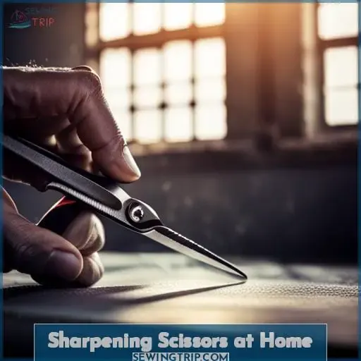 Sharpening Scissors at Home