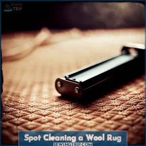 Spot Cleaning a Wool Rug