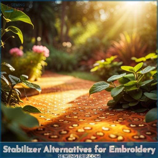 Stabilizer Alternatives for Embroidery