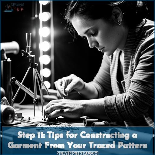 Step 11: Tips for Constructing a Garment From Your Traced Pattern