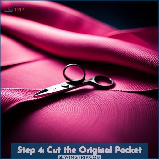 Step 4: Cut the Original Pocket