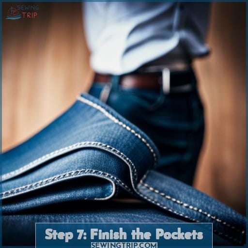 Step 7: Finish the Pockets