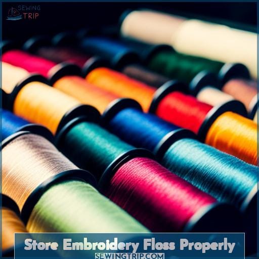 Store Embroidery Floss Properly