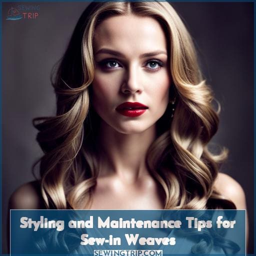 Styling and Maintenance Tips for Sew-in Weaves