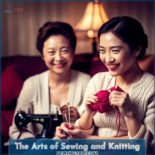 The Arts of Sewing and Knitting