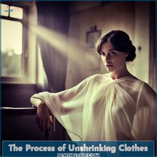 The Process of Unshrinking Clothes