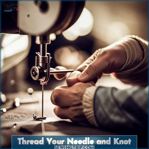 Thread Your Needle and Knot