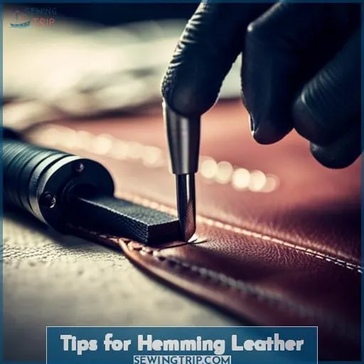 Tips for Hemming Leather
