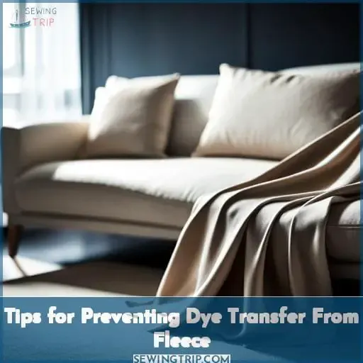 Tips for Preventing Dye Transfer From Fleece