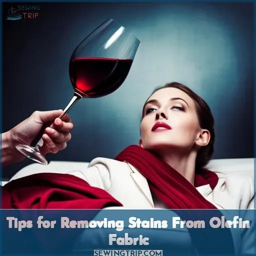 Tips for Removing Stains From Olefin Fabric