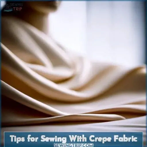 Tips for Sewing With Crepe Fabric